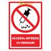 Indicatoare pentru interzicerea drogurilor